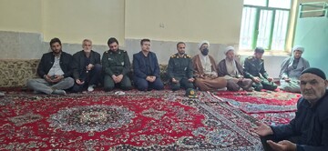 مراسم چهلمین روز شهادت شهید زیوری در کبودراهنگ برگزار شد+عکس