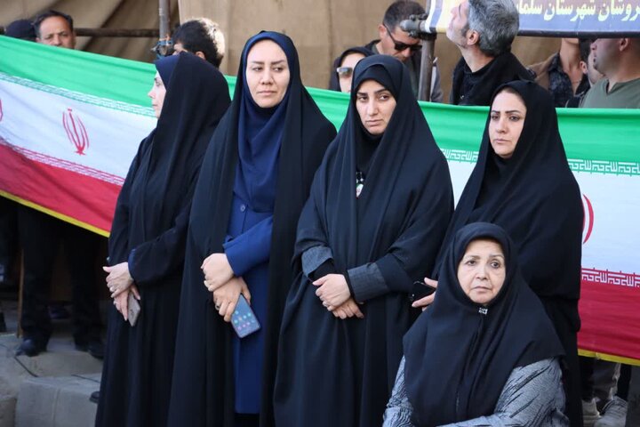 تصاویر/ طنین اقتدار «دختران ایران» در سلماس؛ بیعت حماسی بانوان سلحشور با آرمان‌های نظام و رهبری
