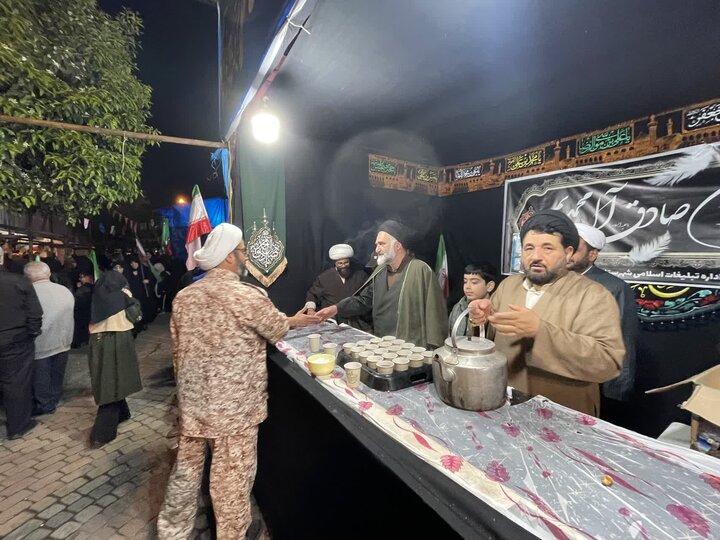 تصاویر/ حضور امام جمعه نوشهر در موکب روحانیون این شهرستان