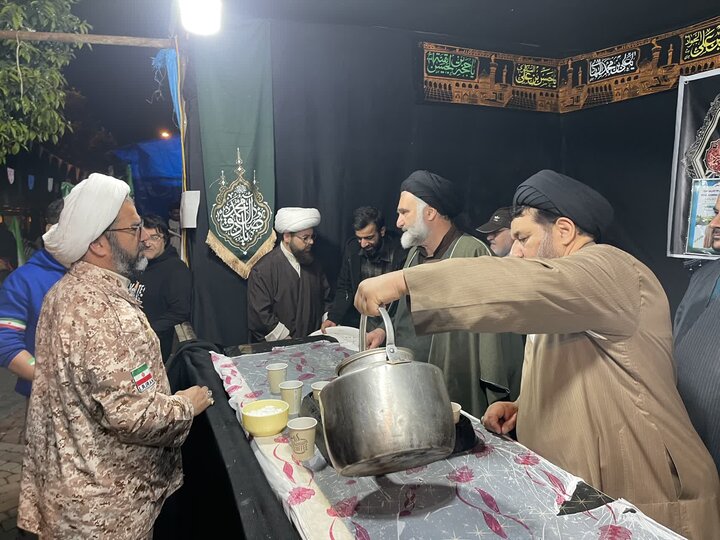 تصاویر/ حضور امام جمعه نوشهر در موکب روحانیون این شهرستان