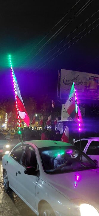 تصاویر/ کاروان خودرویی در خیابانهای آمل