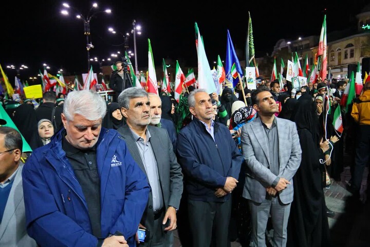 تصاویر / تجلی شکوه مردم همدان در روز پاسدار
