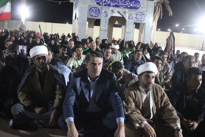 حوزه/ اجتماع مردمی در جازموریان جهت بزرگداشت شهدای «جنگ رمضان»