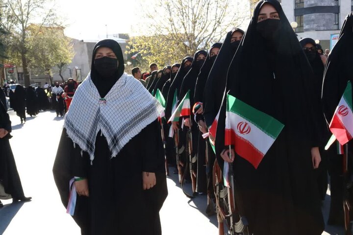 تصاویر/رزمایش شکوهمند دختران جان فدا در تفرش
