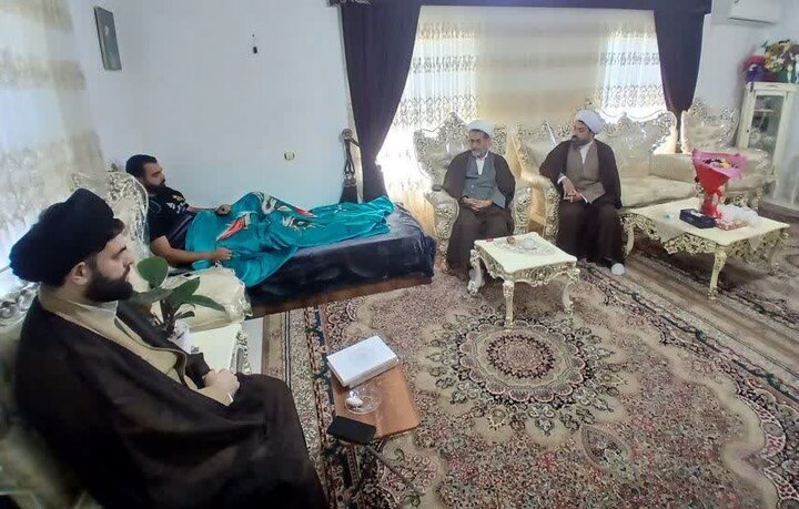 تصاویر/ دیدار اعضای قرارگاه تبلیغ شهرستان آمل با دلاورمردان عرصه علم و عمل