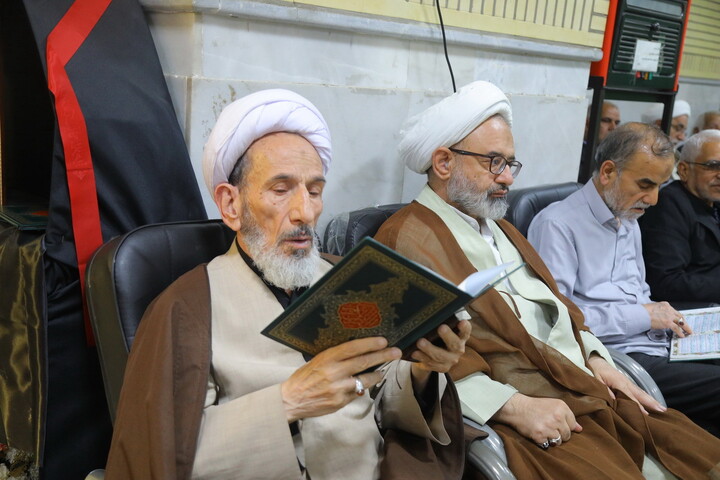 تصاویر/  مراسم ترحیم مرحومه حاجیه خانم نوری والده حجت‌الاسلام والمسلمین عالم‌زاده نوری
