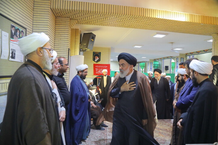 تصاویر/  مراسم ترحیم مرحومه حاجیه خانم نوری والده حجت‌الاسلام والمسلمین عالم‌زاده نوری