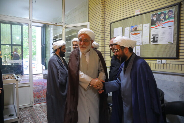 تصاویر/  مراسم ترحیم مرحومه حاجیه خانم نوری والده حجت‌الاسلام والمسلمین عالم‌زاده نوری