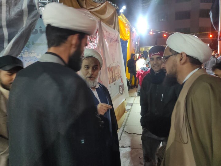 تصاویر / بازدید مسئول سازمان بسیج اساتید، طلاب و روحانیون کشور از فعالیت طلاب جهادی همدان