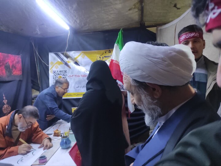تصاویر / بازدید مسئول سازمان بسیج اساتید، طلاب و روحانیون کشور از فعالیت طلاب جهادی همدان