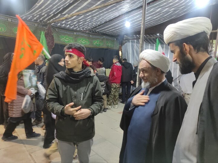 تصاویر / بازدید مسئول سازمان بسیج اساتید، طلاب و روحانیون کشور از فعالیت طلاب جهادی همدان