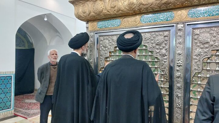 تصاویر/ سفر نماینده ولی فقیه در کاشان به دارالشهدای آران و بیدگل