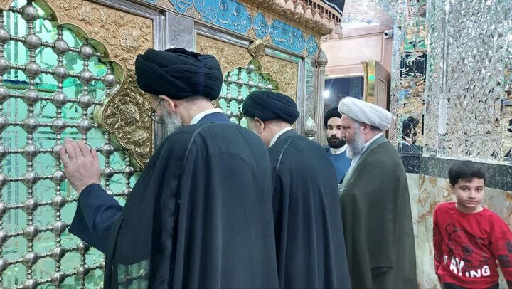 تصاویر/ سفر نماینده ولی فقیه در کاشان به دارالشهدای آران و بیدگل