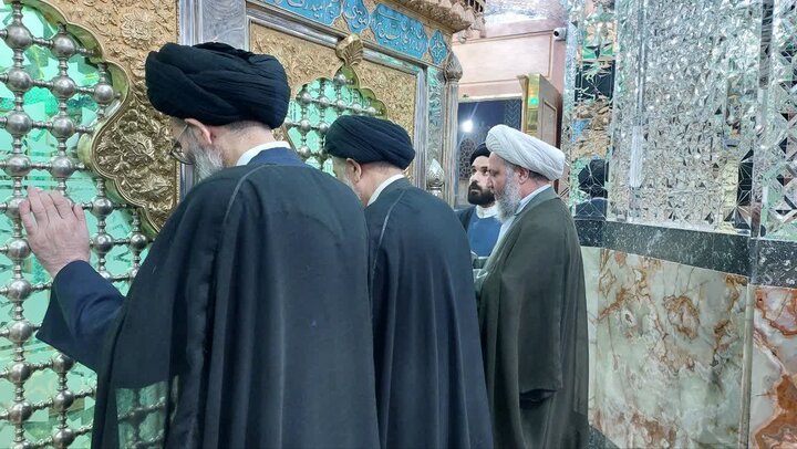 تصاویر/ سفر نماینده ولی فقیه در کاشان به دارالشهدای آران و بیدگل