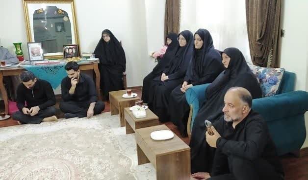 تصاویر/ دیدار آیت الله رمضانی با خانواده شهید حق بین در لنگرود