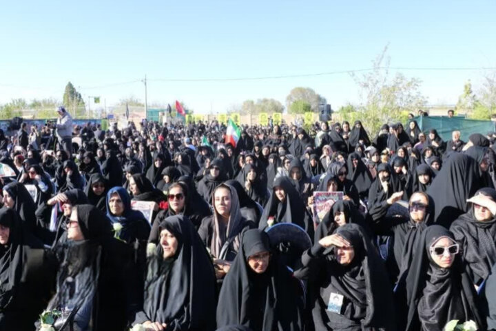 تصاویر/مراسم اربعین شهادت خانواده آسمانی، ساجدی فرد در روستای امرآباد