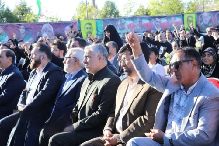 تصاویر/مراسم اربعین شهادت خانواده آسمانی، ساجدی فرد در روستای امرآباد