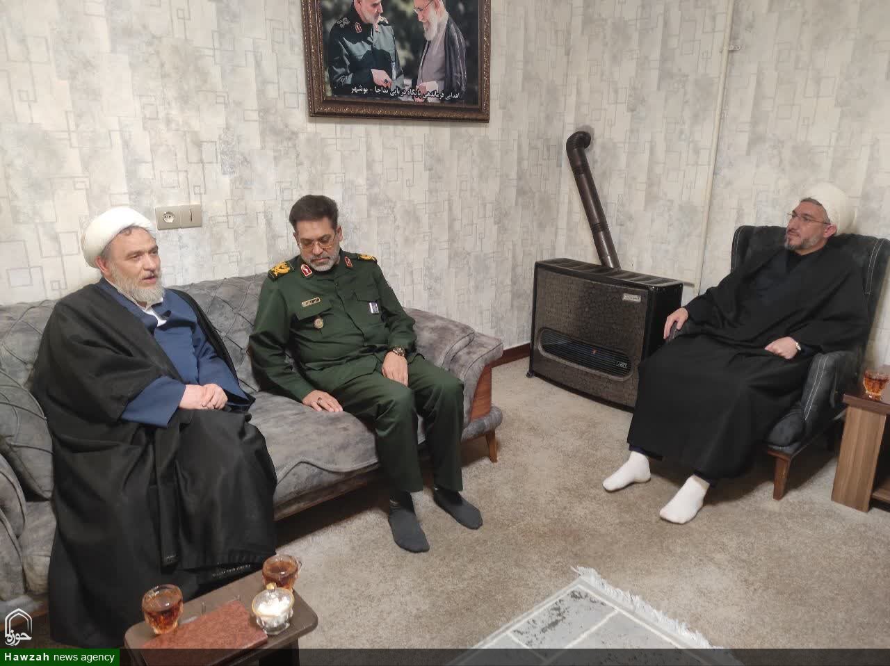 دیدار مسئول سازمان بسیج اساتید، طلاب و روحانیون کشوربا فرمانده سپاه انصار الحسین