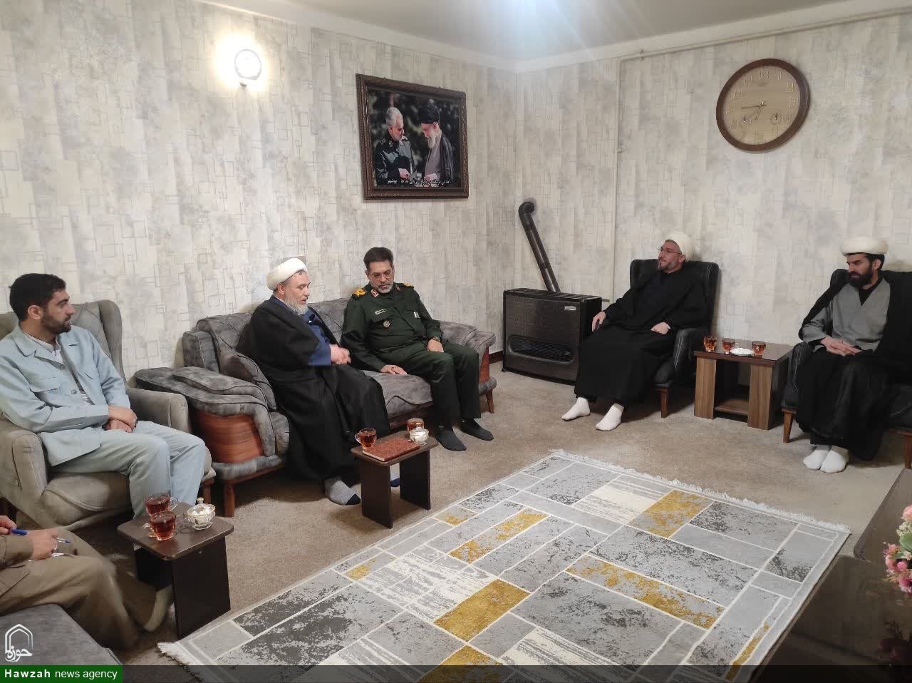 دیدار مسئول سازمان بسیج اساتید، طلاب و روحانیون کشوربا فرمانده سپاه انصار الحسین