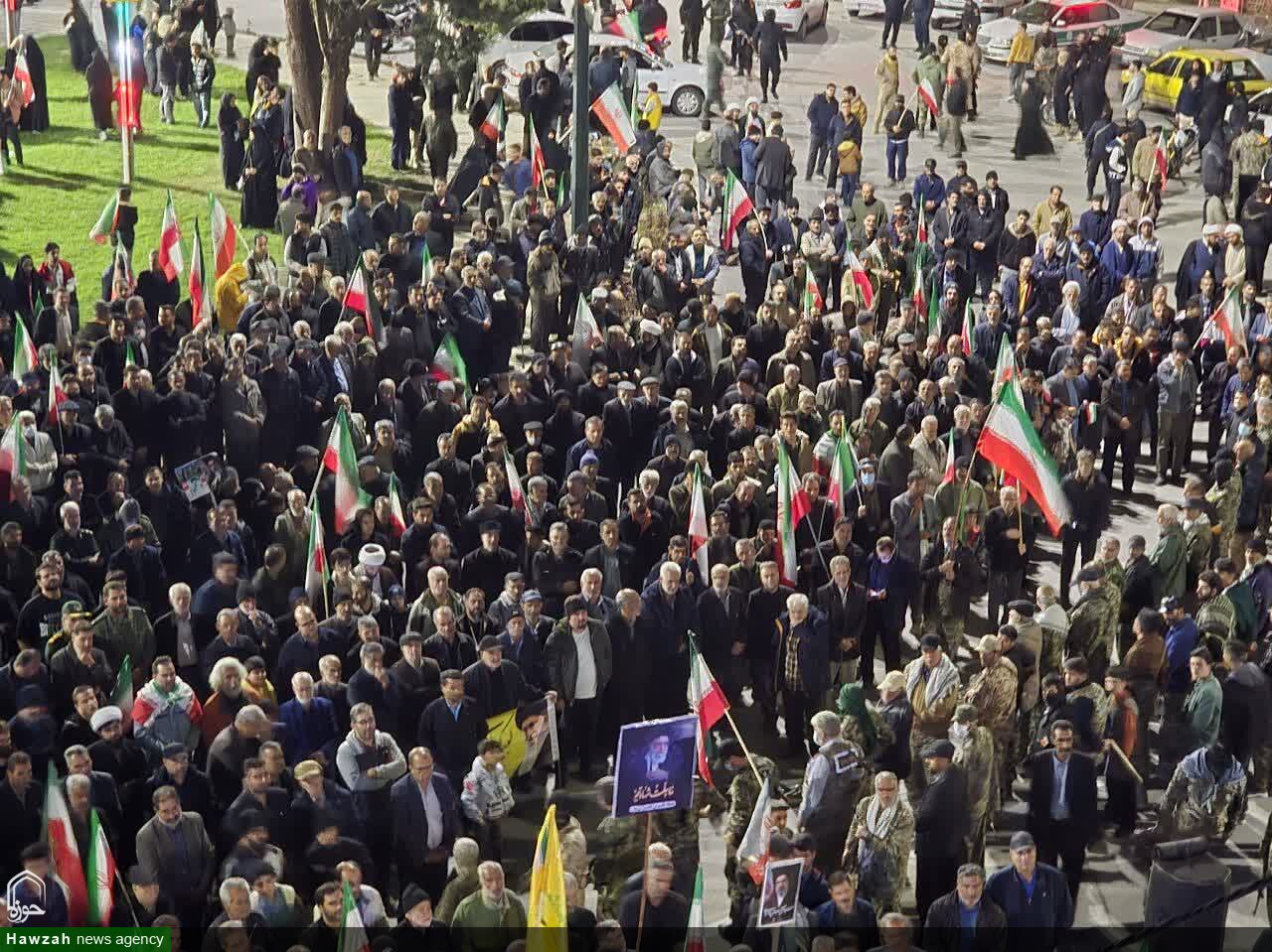 فیلم | تجمع جانفدایان امام رضایی در تویسرکان