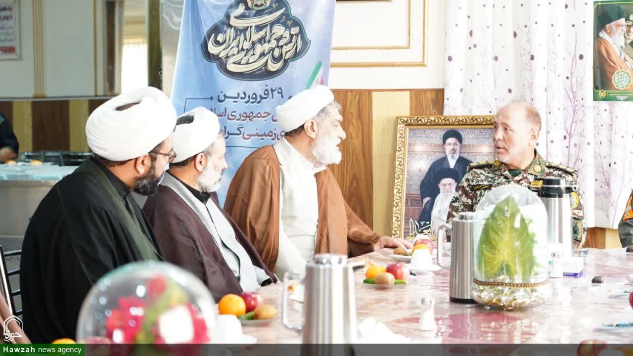 دیدار مسئول سازمان بسیج طلاب قم با فرماندهی پدافند هوایی حضرت معصومه(س)