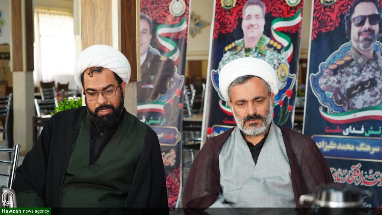 دیدار مسئول سازمان بسیج طلاب قم با فرماندهی پدافند هوایی حضرت معصومه(س)