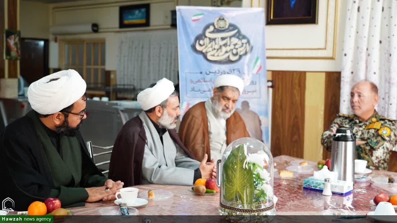 دیدار مسئول سازمان بسیج طلاب قم با فرماندهی پدافند هوایی حضرت معصومه(س)