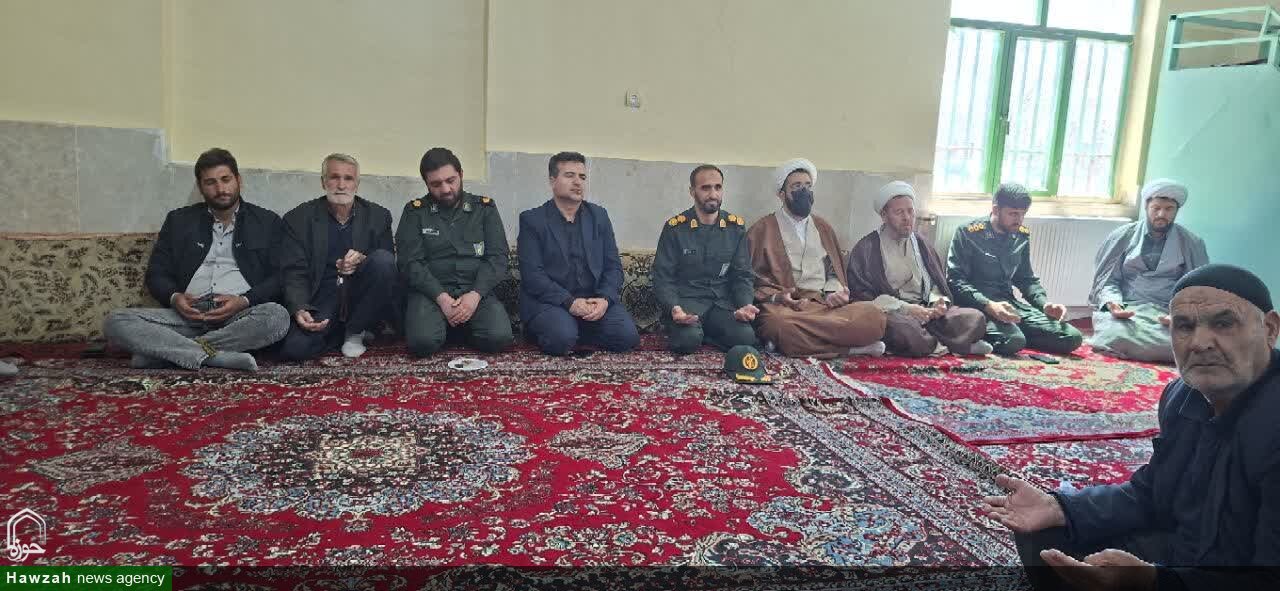 مراسم چهلمین روز شهادت شهید زیوری در کبودراهنگ برگزار شد+عکس