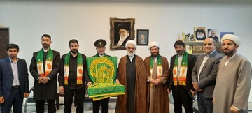 تصاویر/ حضور خادمان رضوی در دفتر امام جمعه رفسنجان