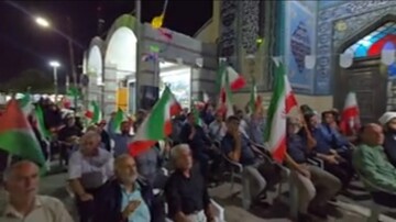 فیلم| تجمع خیابانی مردم خارگ