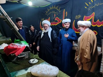 تصاویر/ بازدید مدیر حوزه علمیه آذربایجان غربی از موکب مدرسه علمیه میاندوآب