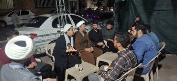 تصاویر/ موکب طلاب مدرسه علمیه حعفریه زرند در شب پنجاه و چهارم
