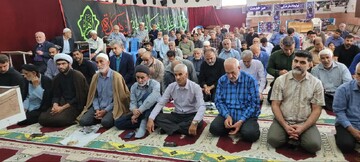 نمازجمعه امروز شهر سعدآباد به روایت تصاویر