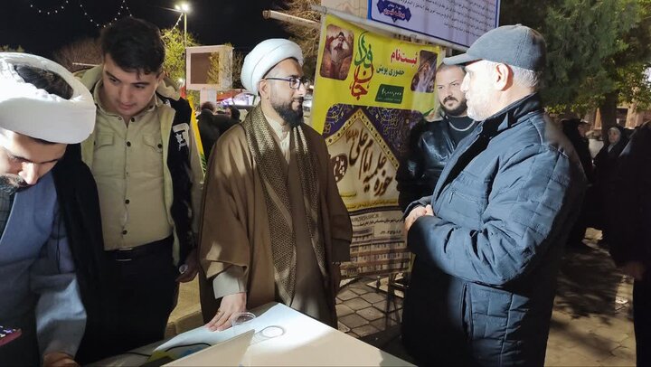 تصاویر/ فعالیت مستمر موکب‌ مدرسه علمیه امام علی (ع) سلماس در ایام جنگ رمضان