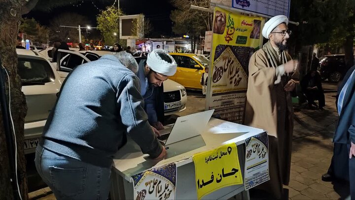 تصاویر/ فعالیت مستمر موکب‌ مدرسه علمیه امام علی (ع) سلماس در ایام جنگ رمضان
