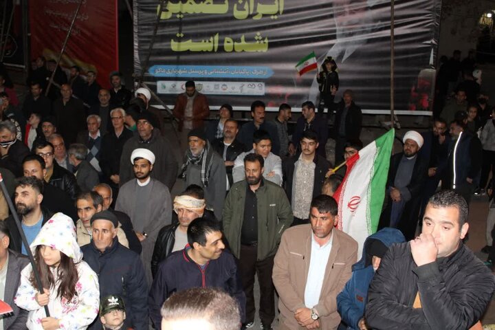 تصاویر/ پنجاه و چهار شب متوالی؛ مردم شهرستان ماکو  پای کار نظام و انقلاب