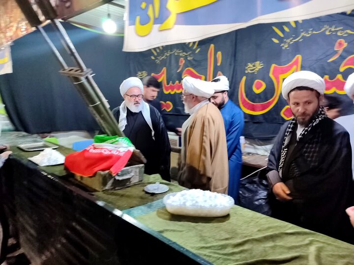 تصاویر/ بازدید مدیر حوزه علمیه آذربایجان غربی از موکب مدرسه علمیه میاندوآب