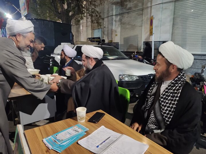 تصاویر/ بازدید مدیر حوزه علمیه آذربایجان غربی از موکب مدرسه علمیه میاندوآب