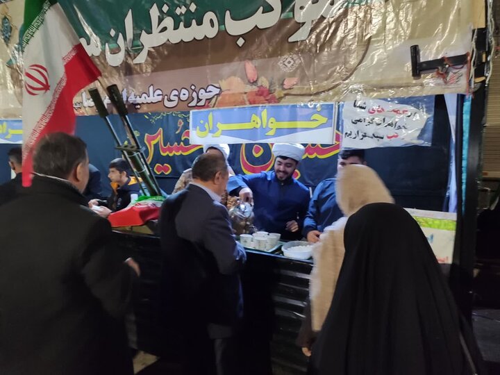 تصاویر/ بازدید مدیر حوزه علمیه آذربایجان غربی از موکب مدرسه علمیه میاندوآب