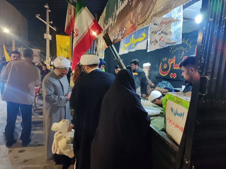 تصاویر/ بازدید مدیر حوزه علمیه آذربایجان غربی از موکب مدرسه علمیه میاندوآب