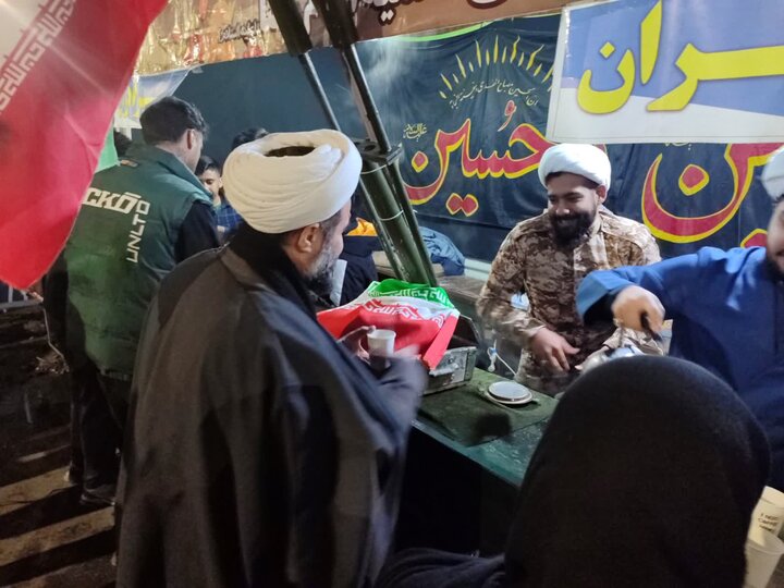 تصاویر/ بازدید مدیر حوزه علمیه آذربایجان غربی از موکب مدرسه علمیه میاندوآب