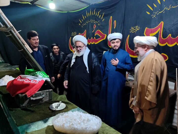 تصاویر/ بازدید مدیر حوزه علمیه آذربایجان غربی از موکب مدرسه علمیه میاندوآب