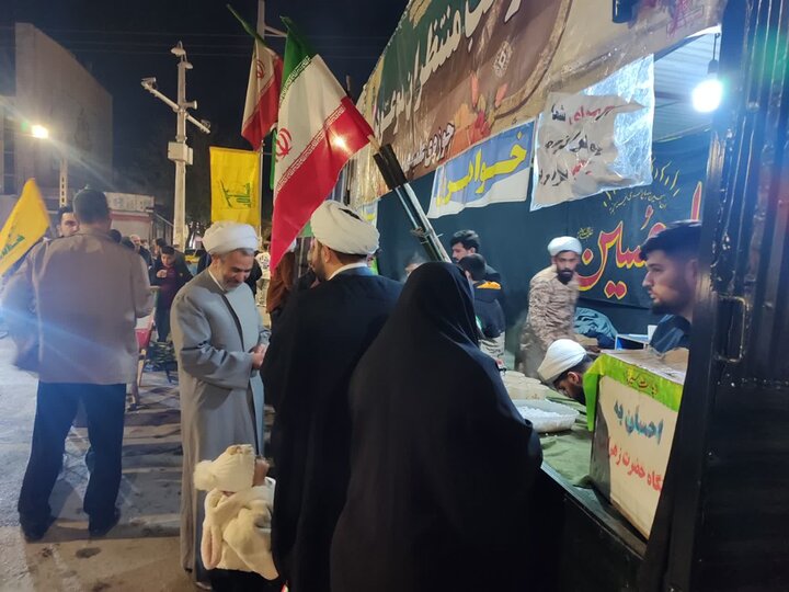 تصاویر/ بازدید مدیر حوزه علمیه آذربایجان غربی از موکب مدرسه علمیه میاندوآب