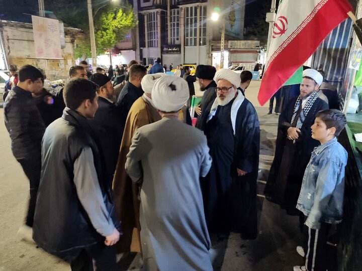 تصاویر/ بازدید مدیر حوزه علمیه آذربایجان غربی از موکب مدرسه علمیه میاندوآب