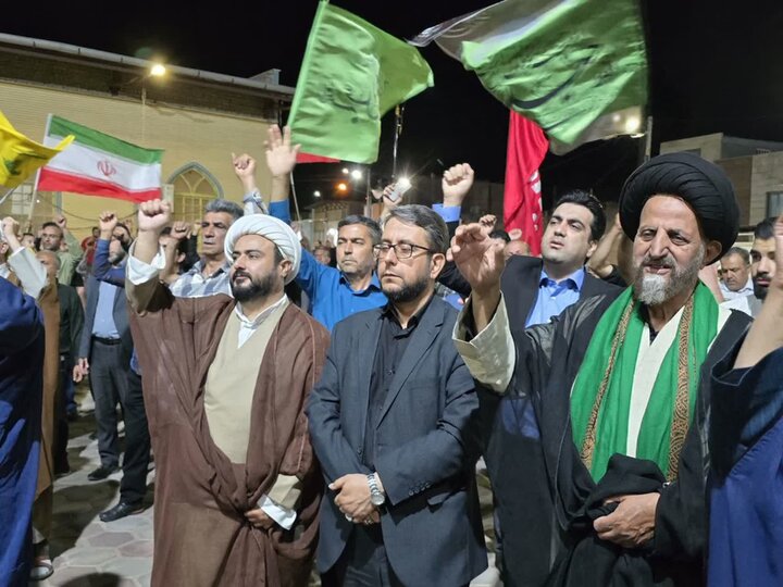 تصاویر/موج ۵۴ اجتماع بزرگ‌ مردمی سفیدشهر در لبیک به ندای رهبر معظم انقلاب اسلامی