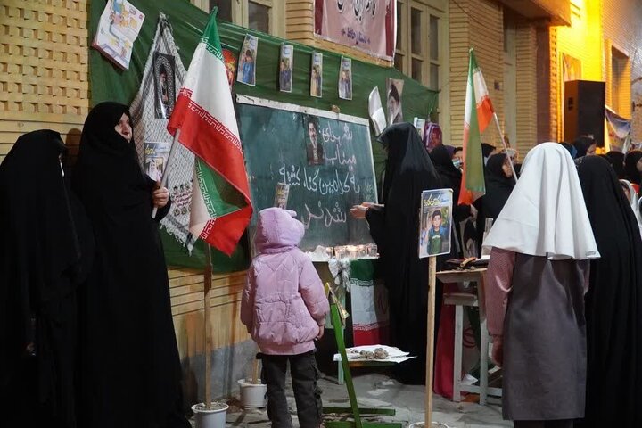 تصاویر/ اجتماع مردمی شب های حماسه و اقتدار بیارجمند