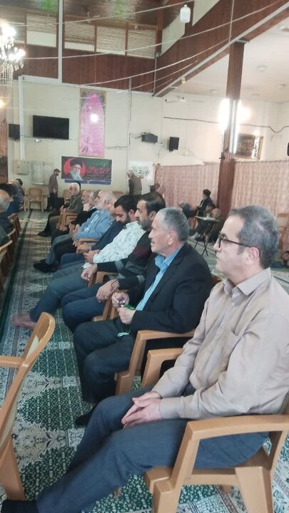 تصاویر/ دعای ندبه در مسجد جامع خرم آباد شهرستان تنکابن