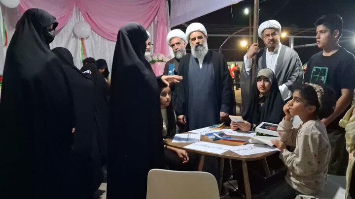 بازدید مدیر حوزه های علمیه خواهران از موکب خواهران طلبه در کنگان