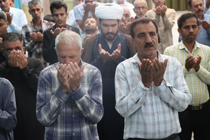 تصاویر/ اقامه نمازجمعه شهر قلعه گنج