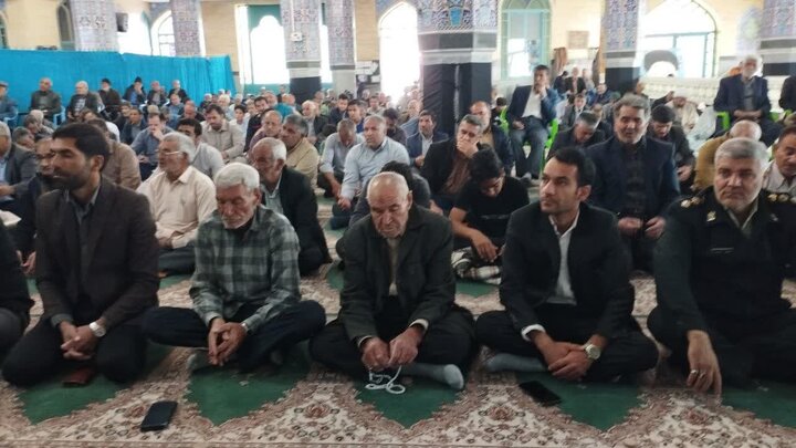 تصاویر/ اقامه نمازجمعه شهر کوهبنان